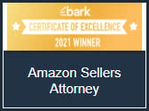 Bark Certificate of Excellence 2021 Winner - Amazon Sellers Attorney