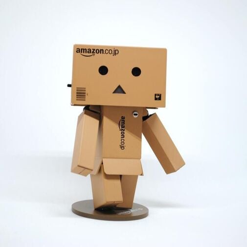 Amazon Robot Made of Cartons